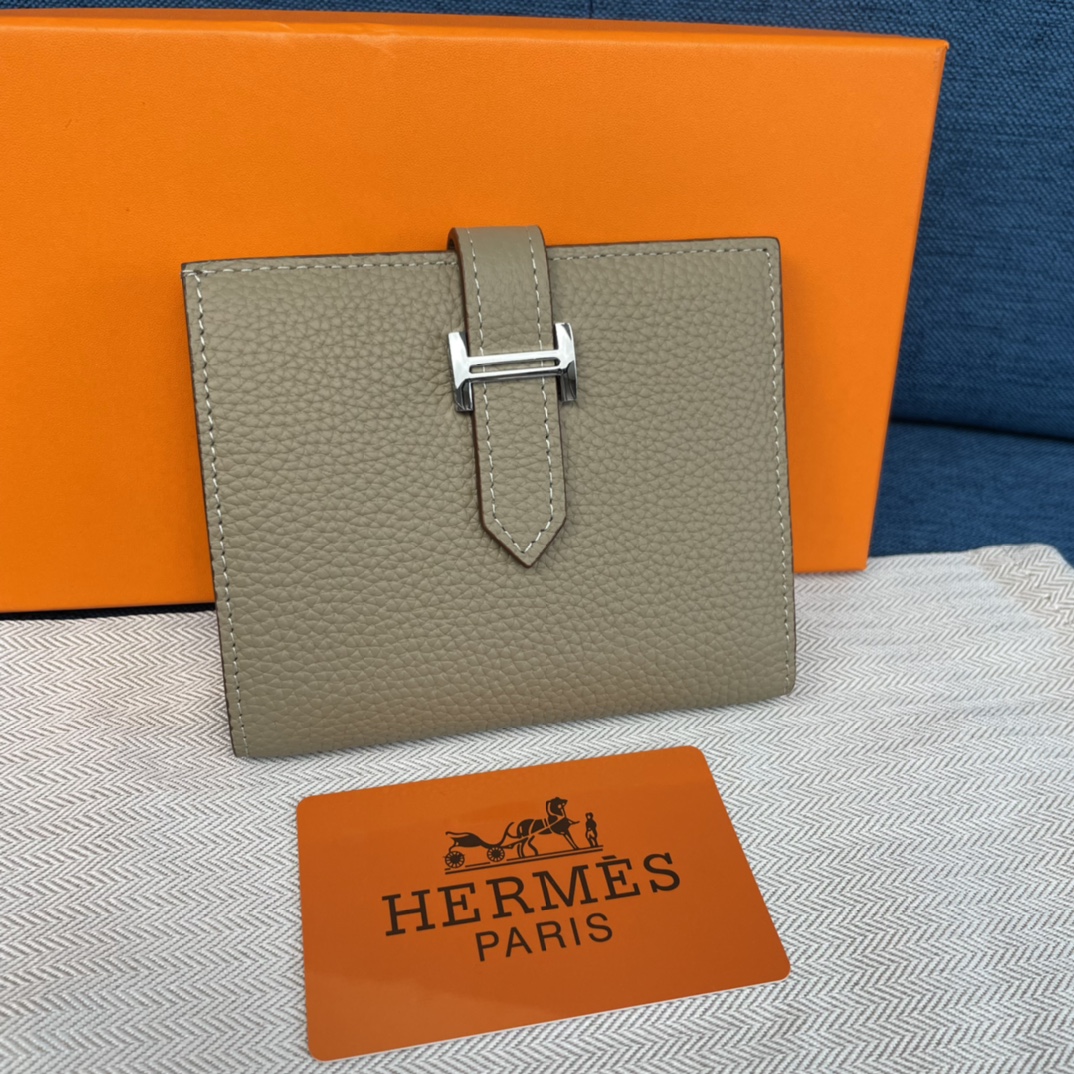 H**mes constance togo leather-10*12cm
