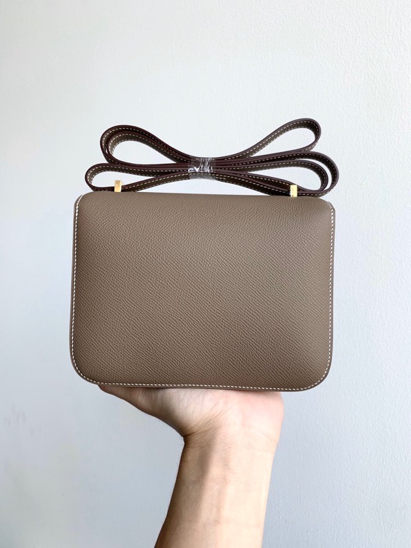H**mes constance epsom leather-19cm