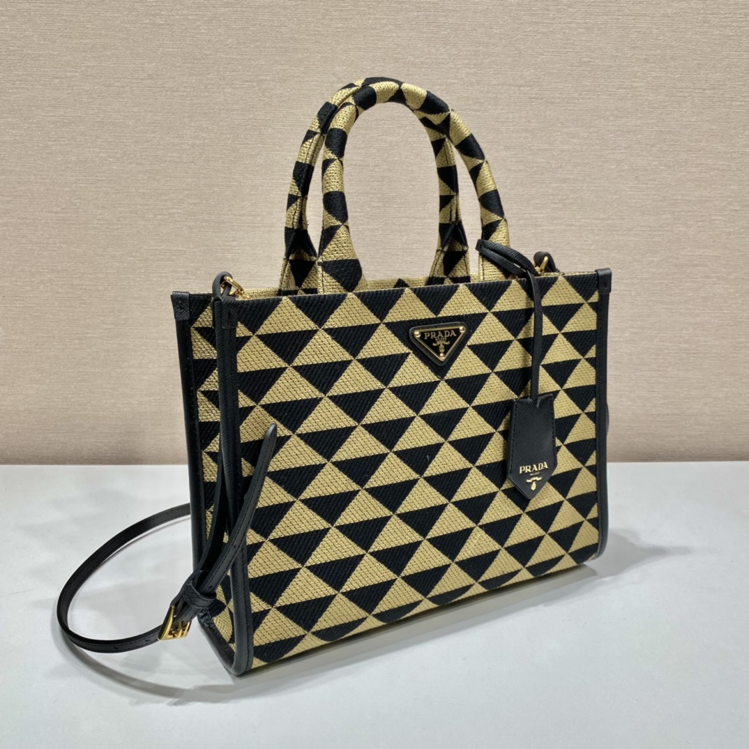 Pra*a small tote in saffiano leather 1ba354-28*22*9cm