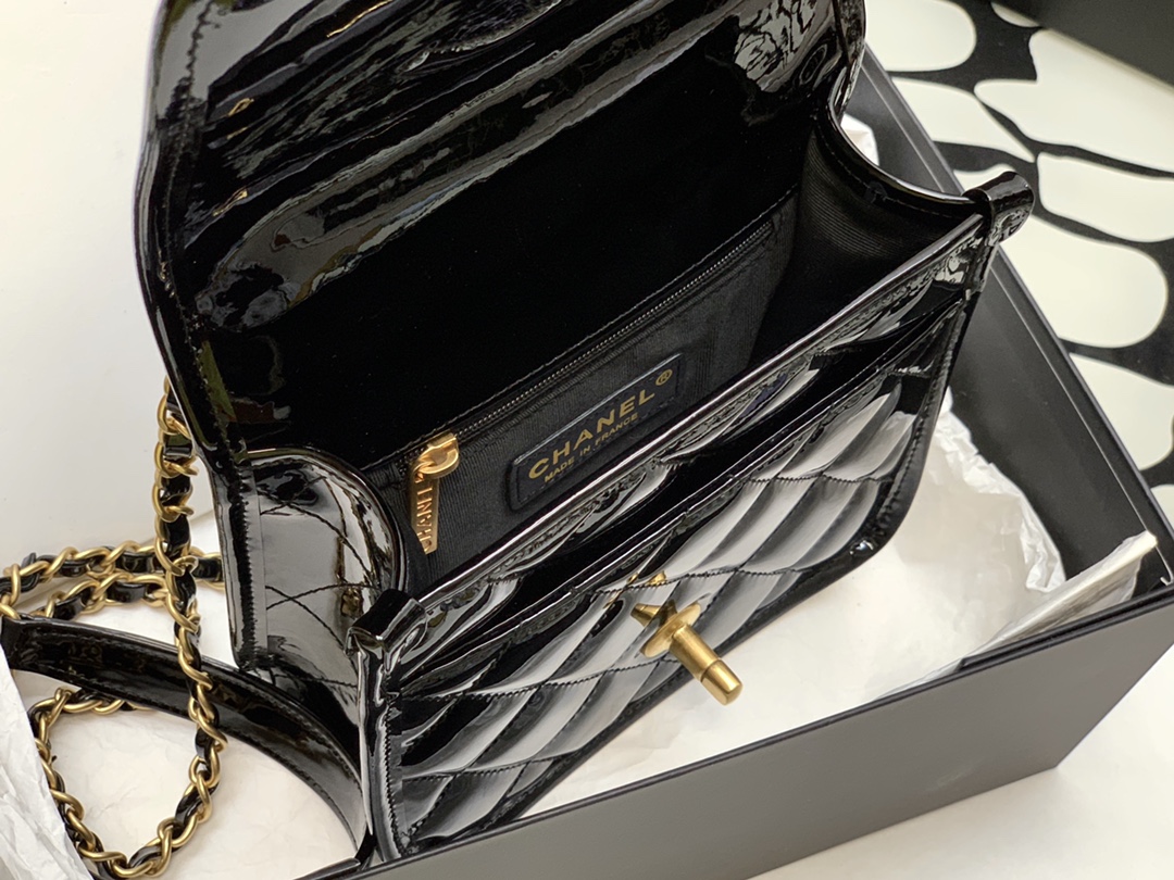Ch@nel Flap Bag-17*20.5*6CM