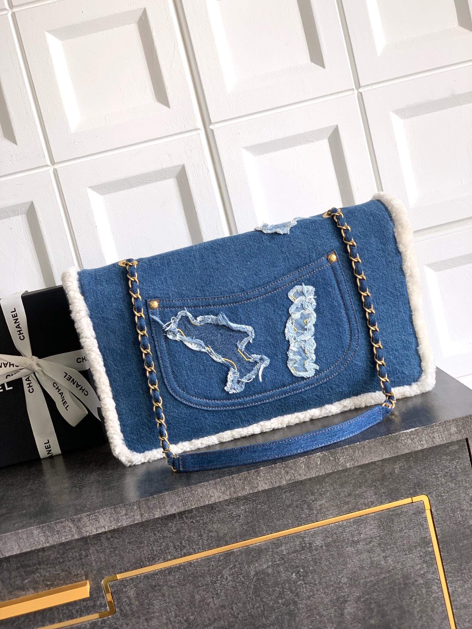Ch@nel Flap Bag-36CM