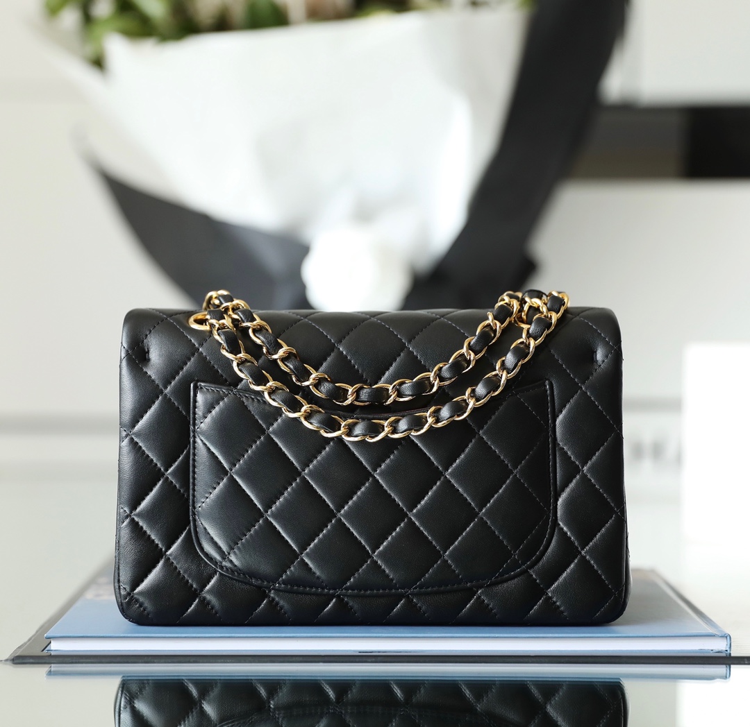 Ch@nel Flap Bag-Lambskin-23CM