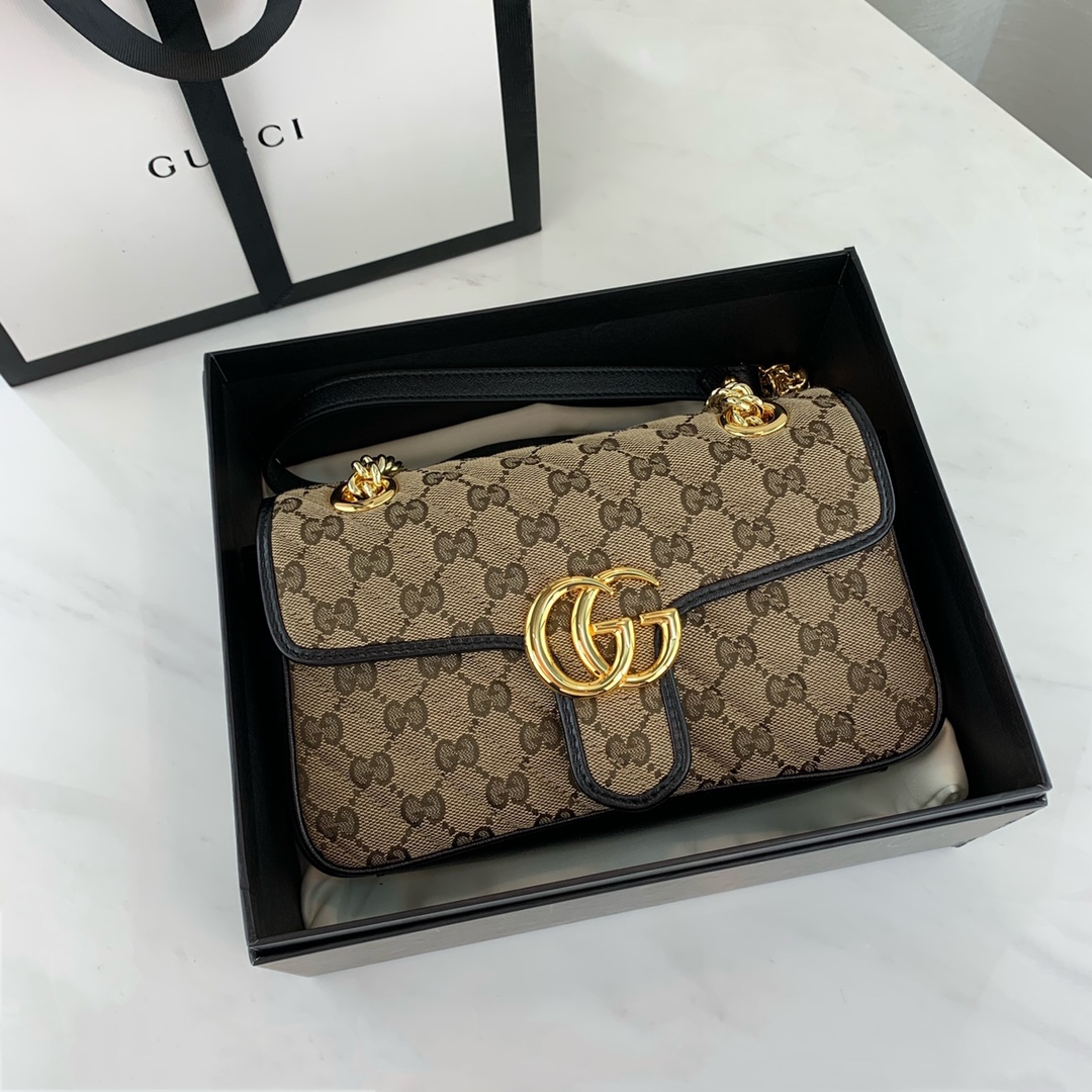 G*u*i marmont bag-14*23*6cm