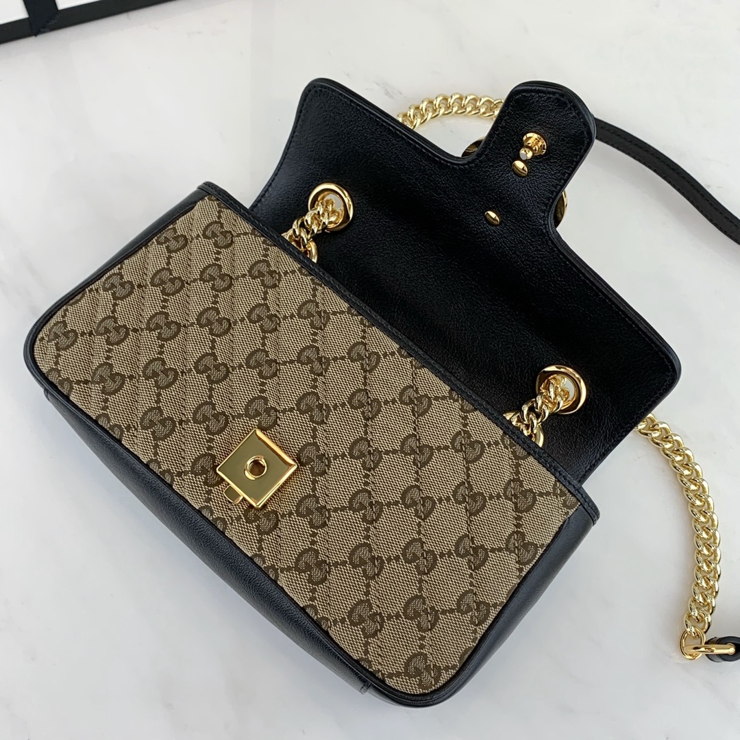 G*u*i marmont bag-14*23*6cm