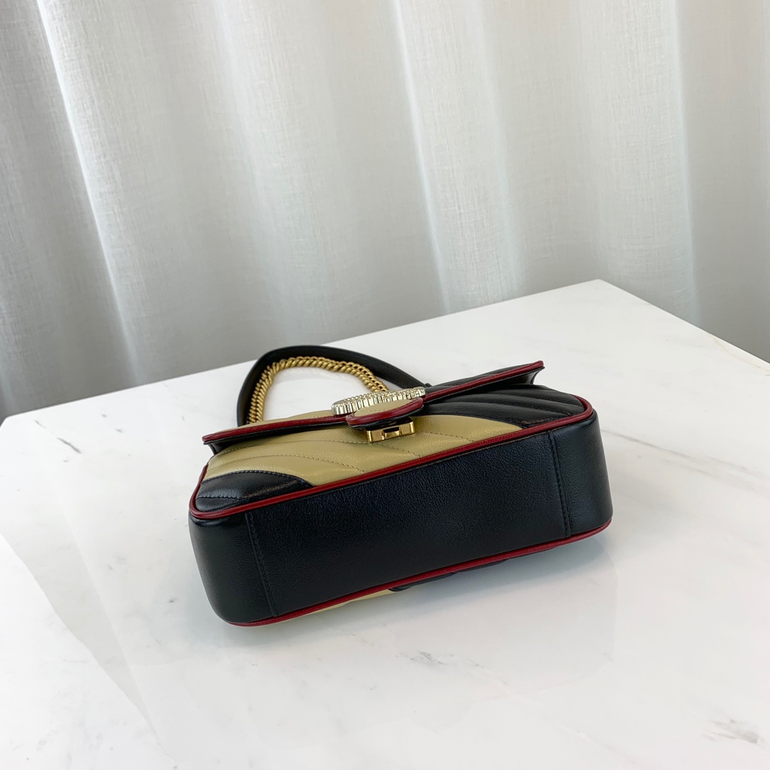 G*u*i marmont bag-14*23*6cm