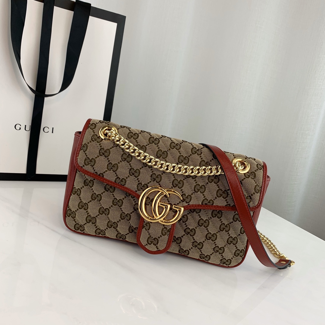 G*u*i marmont bag-26*15*7cm