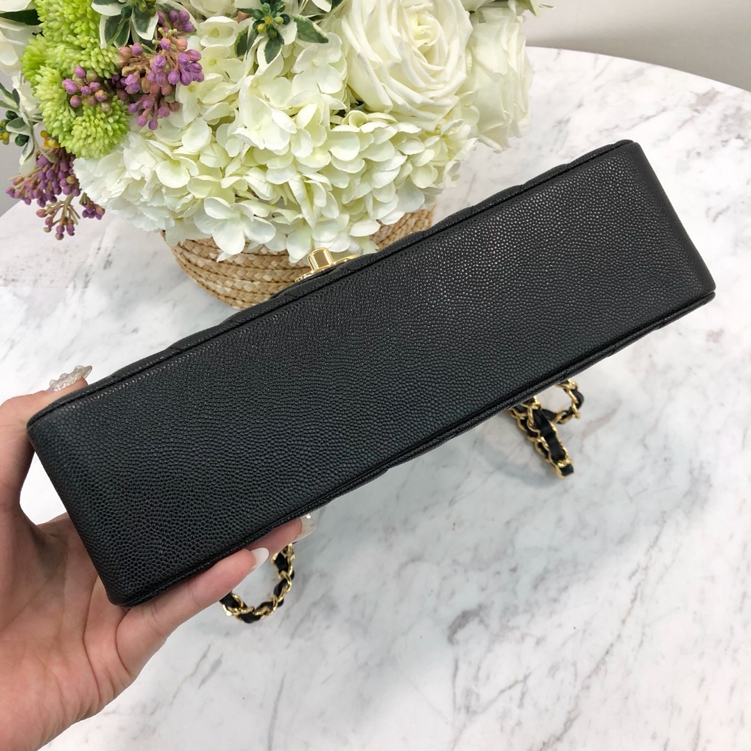 Ch@nel Flap Bag-Caviar Leather-25CM