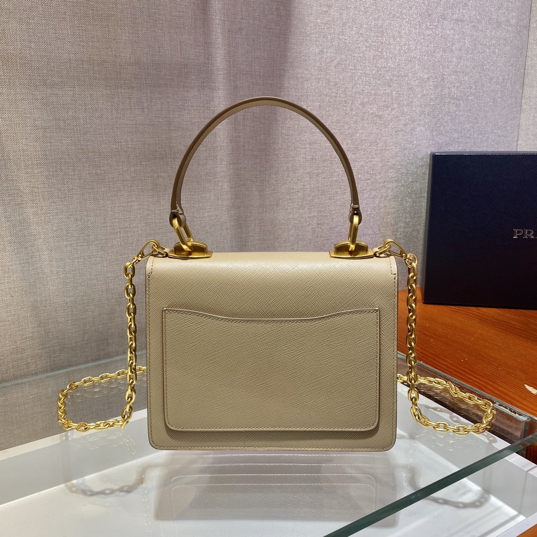 Pra*a 1bd021 chain bag-20*17*8.5cm