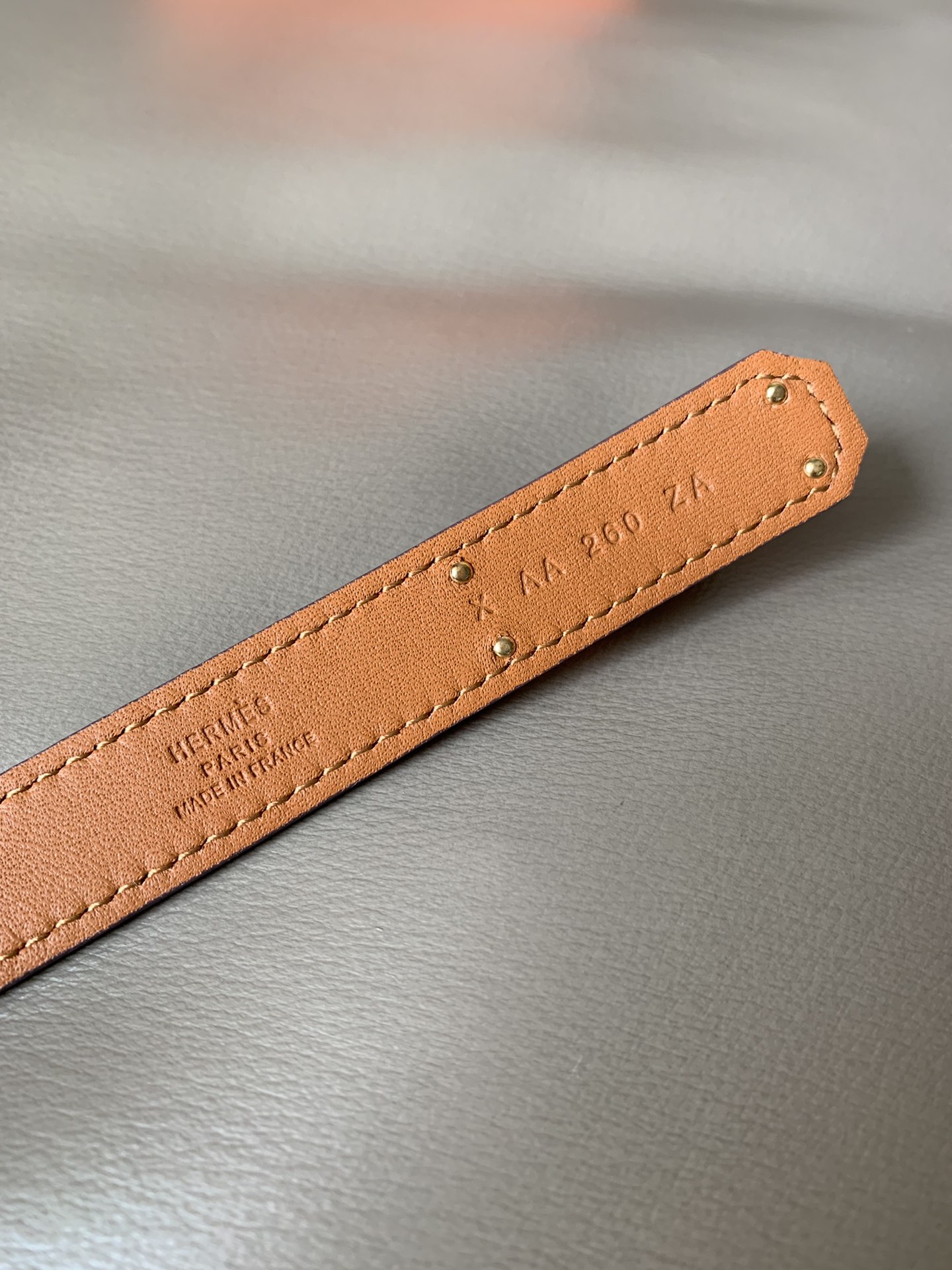 H**mes belt-1.8cm