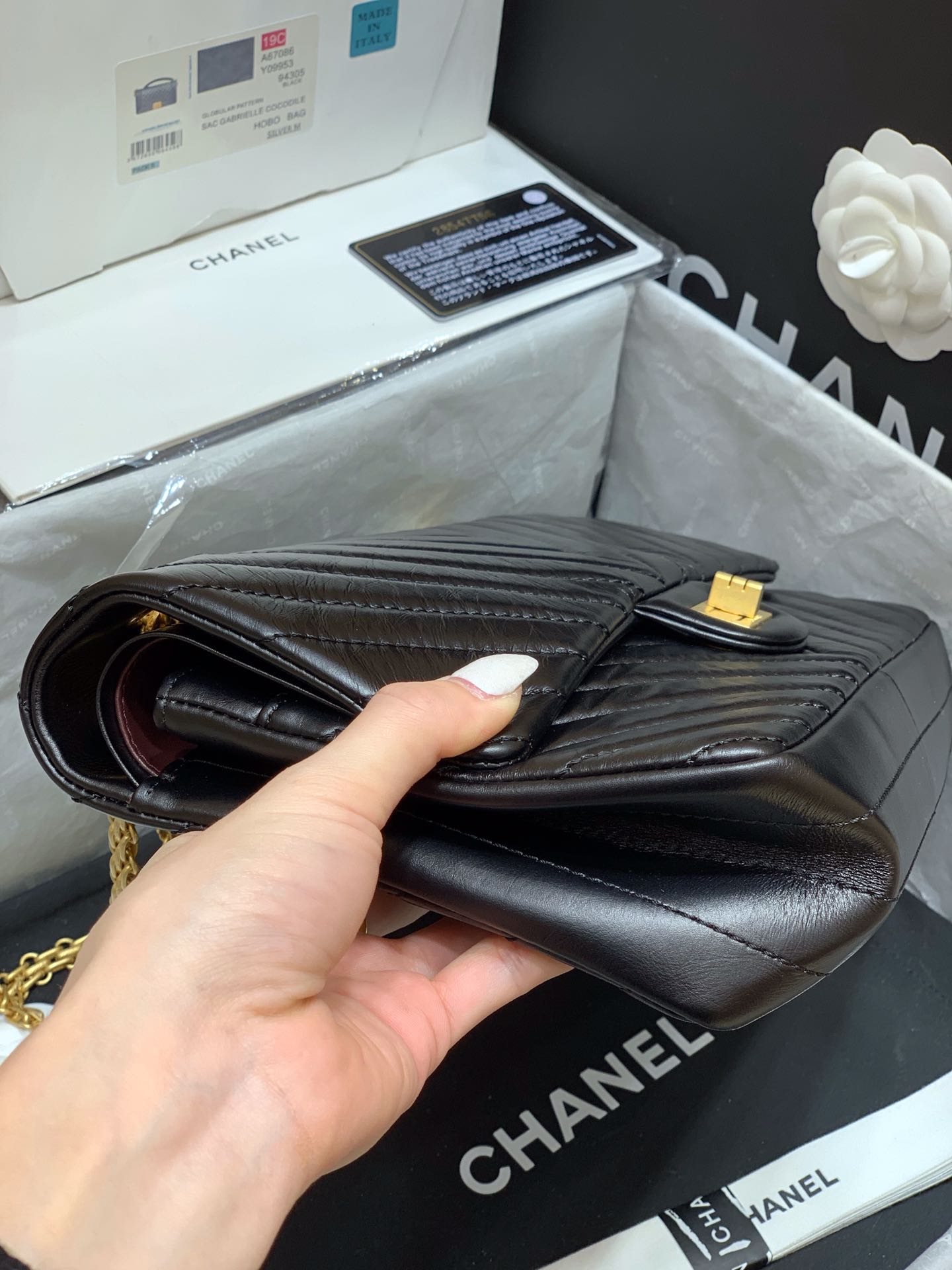 Ch@nel Reissue 2.55 Flap Bag -28CM