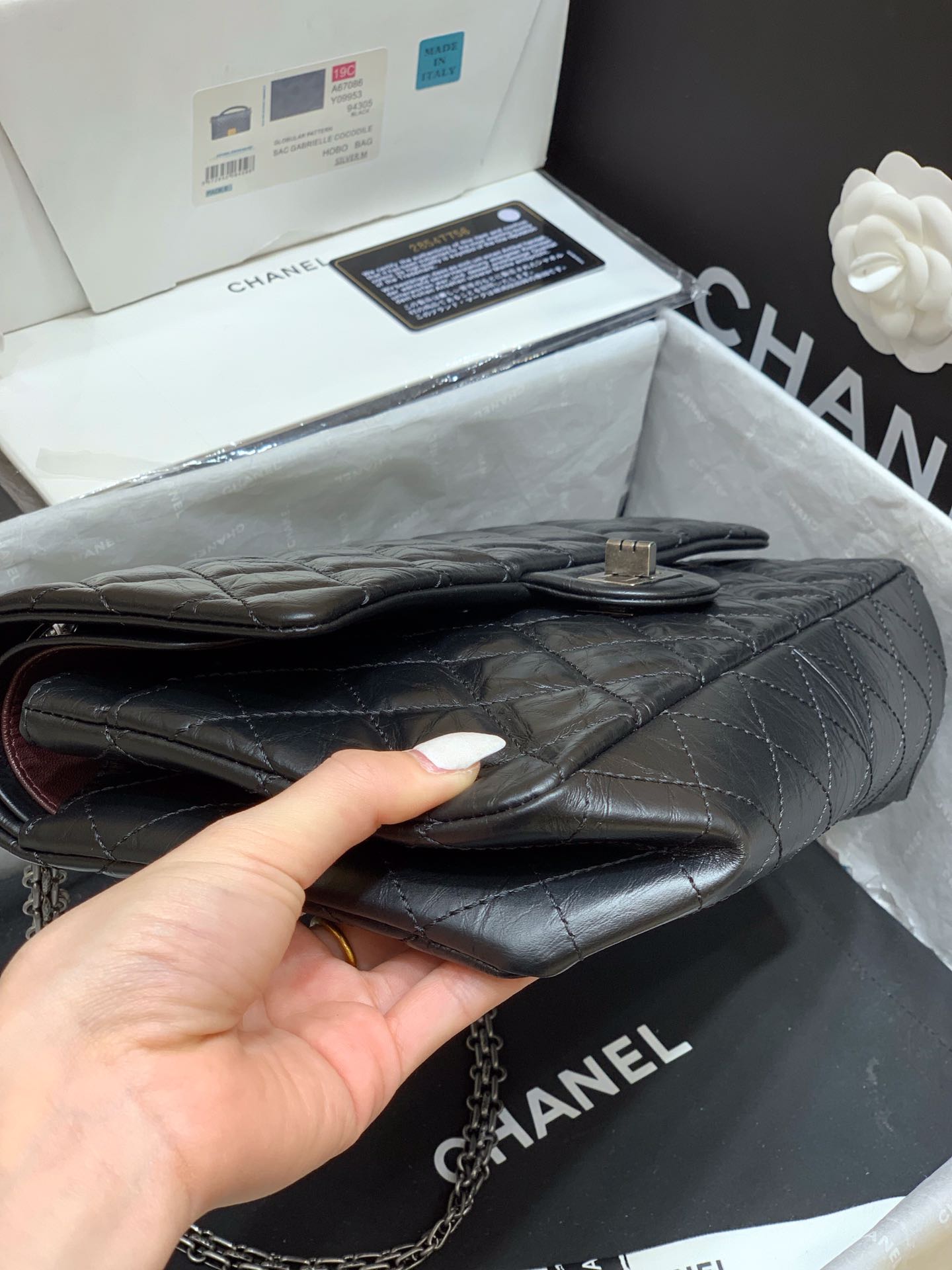 Ch@nel Reissue 2.55 Flap Bag -28CM