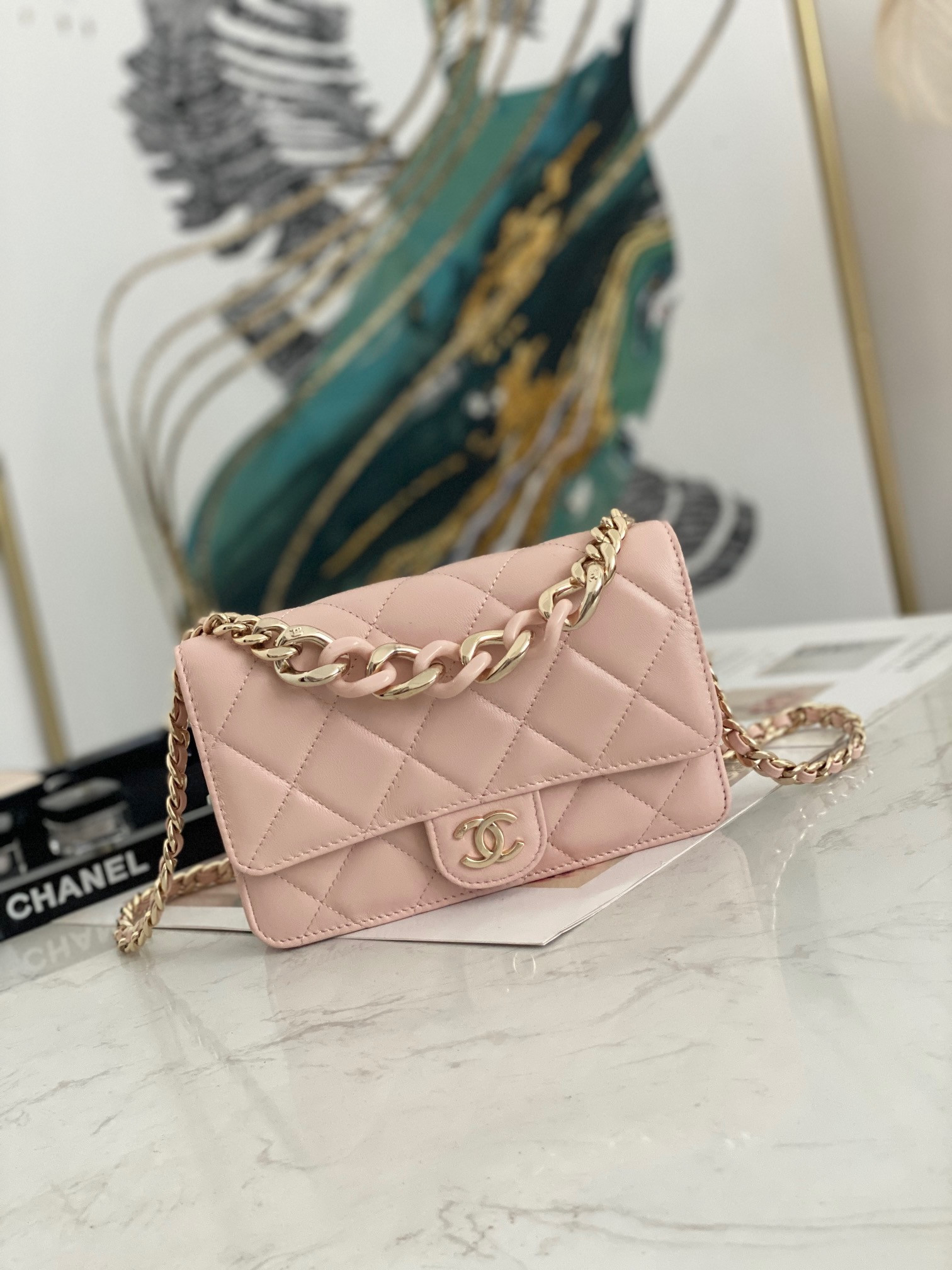 Ch@nel Wallet On Chain-19*12*3.5CM