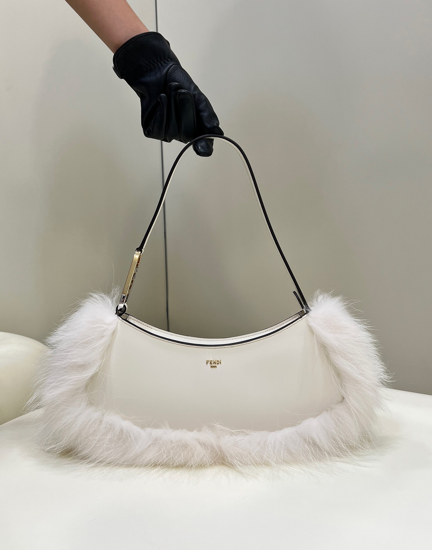 F**di o-lock clutch bags-32*11*5cm