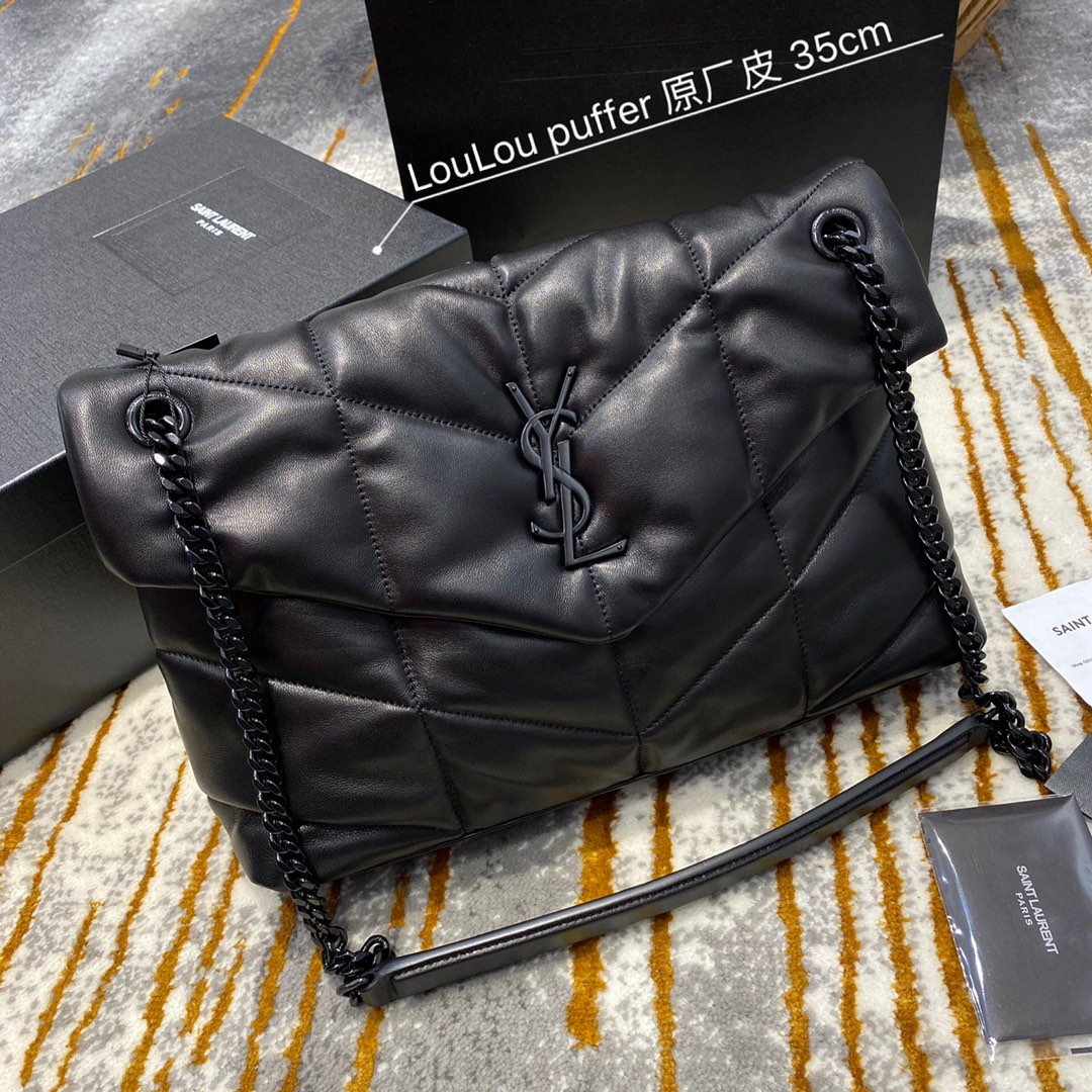 Y*L loulou puffer-lambskin leather
