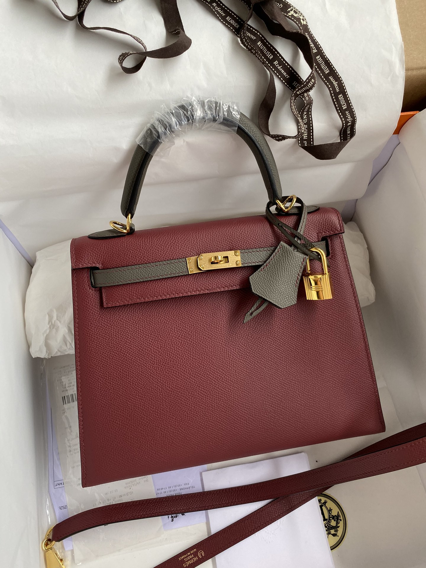 H**mes kelly-epsom leather-25cm