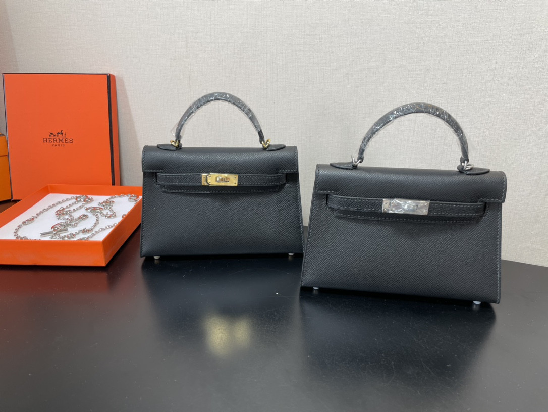 H**mes kelly-gold&silver hardware-19cm