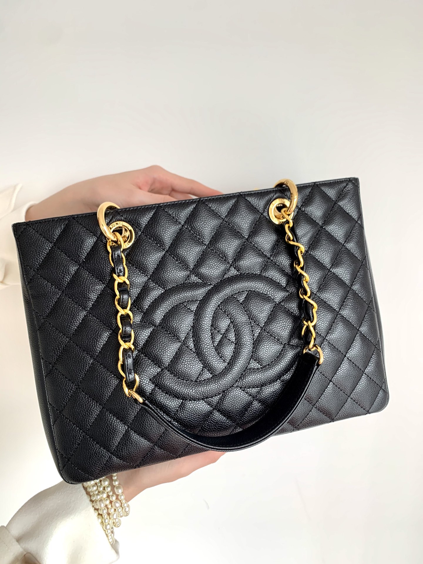 Ch@nel Grand Shopping Tote-34x24x12CM