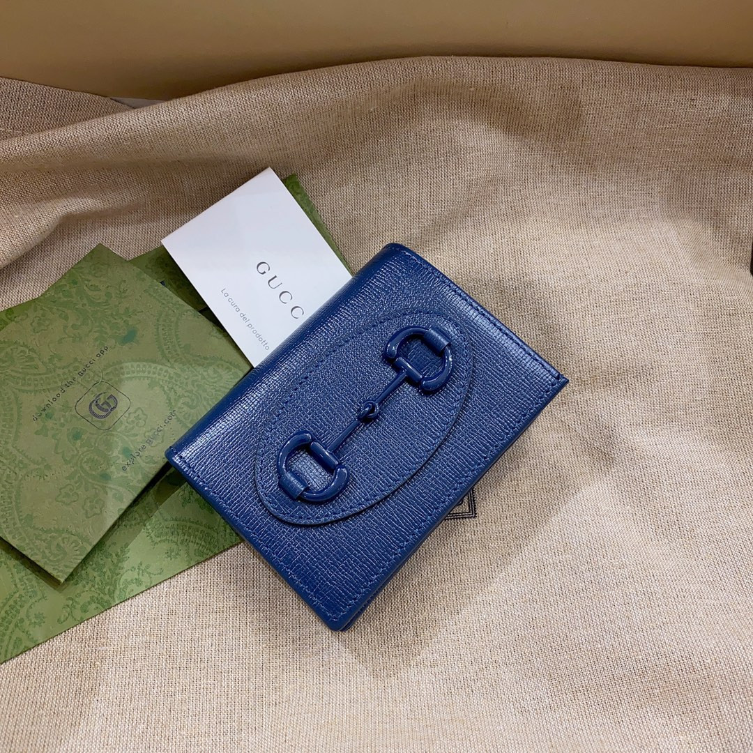 G*u*i 1955 horsebit wallet-11x 8.5 x 3cm