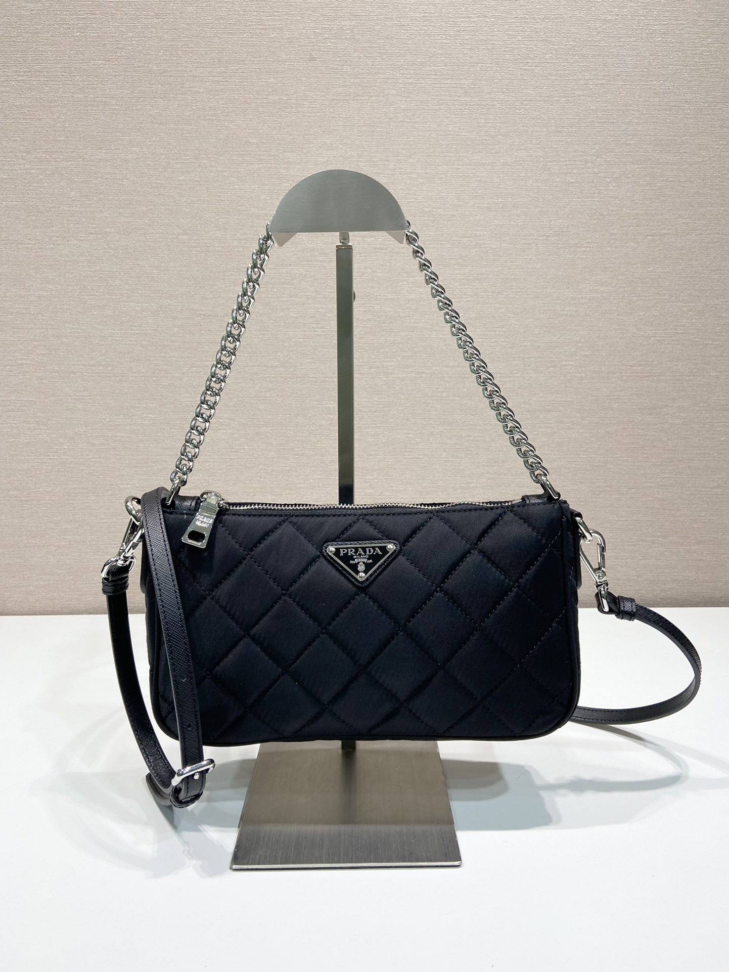 Pra*a 1bh026 vintage bag-25*14*6.5cm