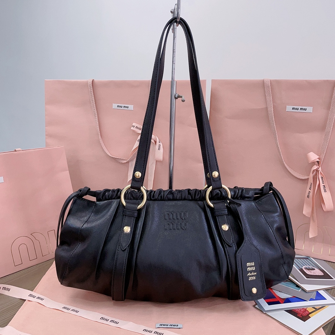 M*um*u casual style street style 2way plain leather party style-44 x 16 x10.5cm