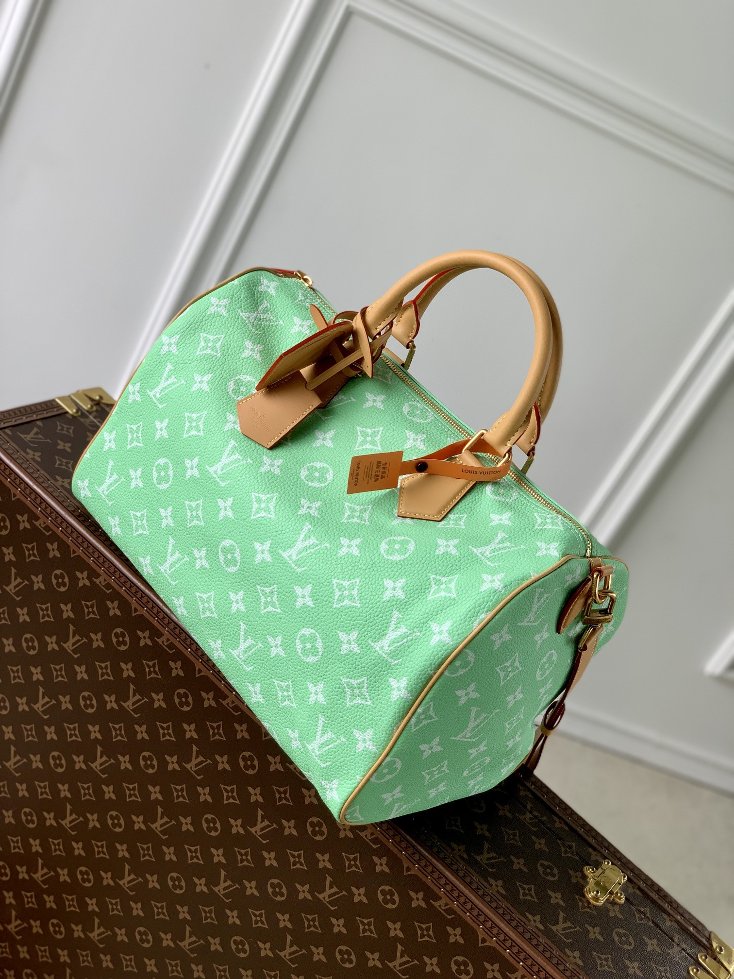 l0*is V*t0n speedy p9 bandoulière 40 monogram leather -40 x 26 x 23cm