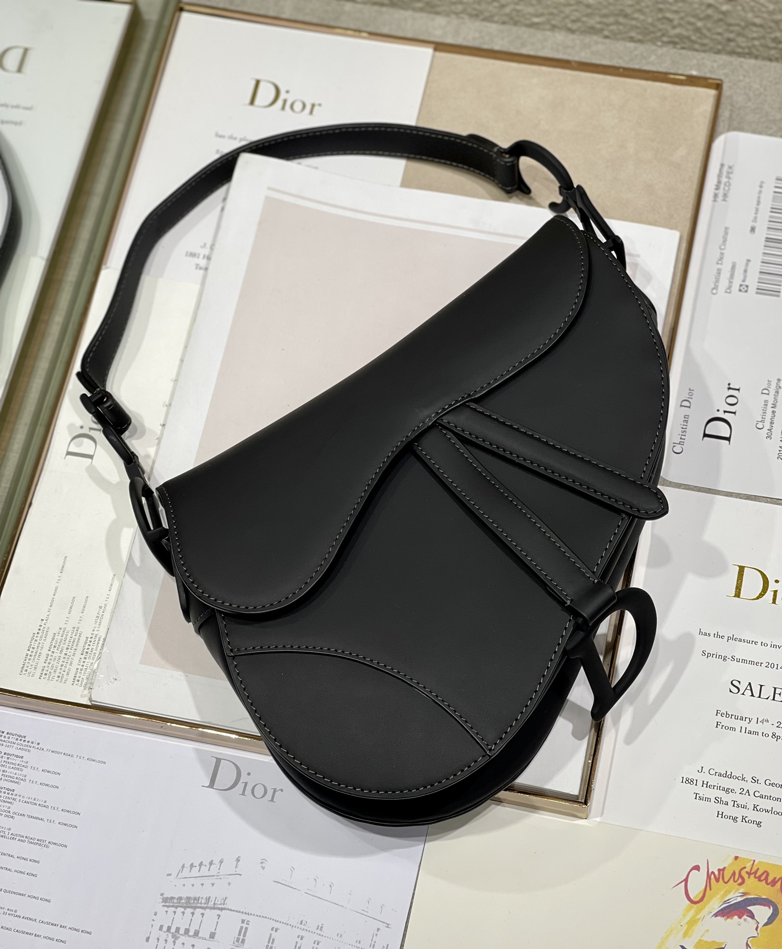 D*or saddle bag-25.5 x 20 x 6.5cm