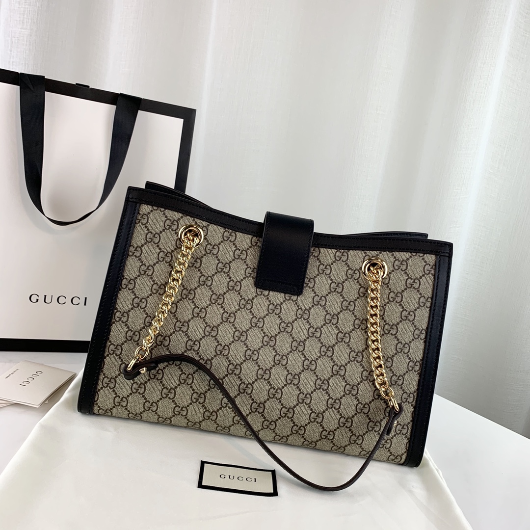 G*u*i padlock bag-35x23x14cm