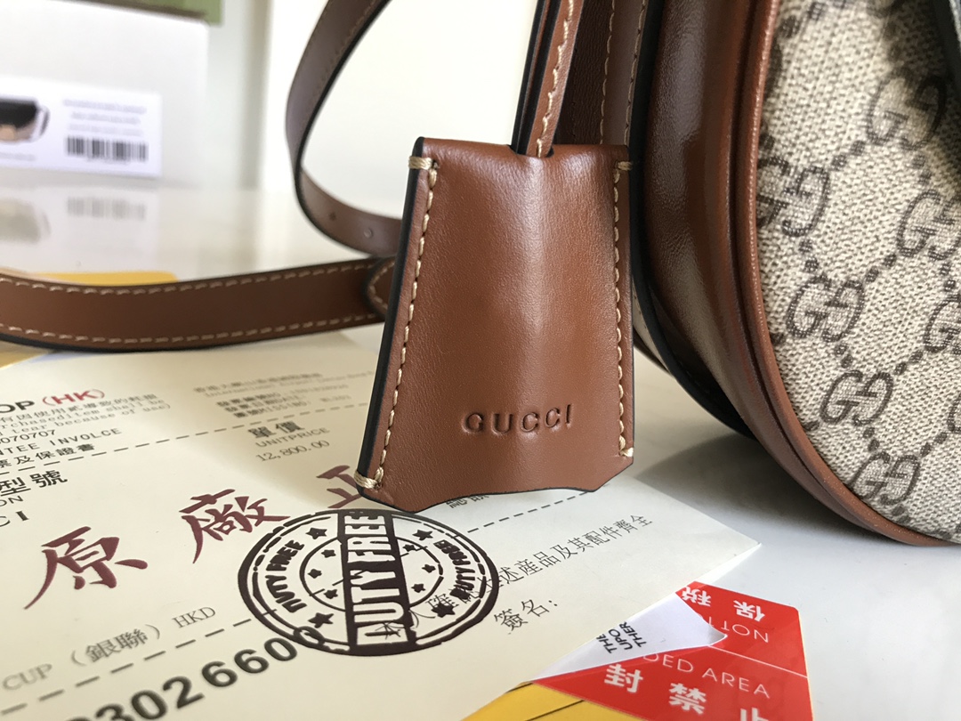G*u*i padlock bag-22*19.5*6.5cm