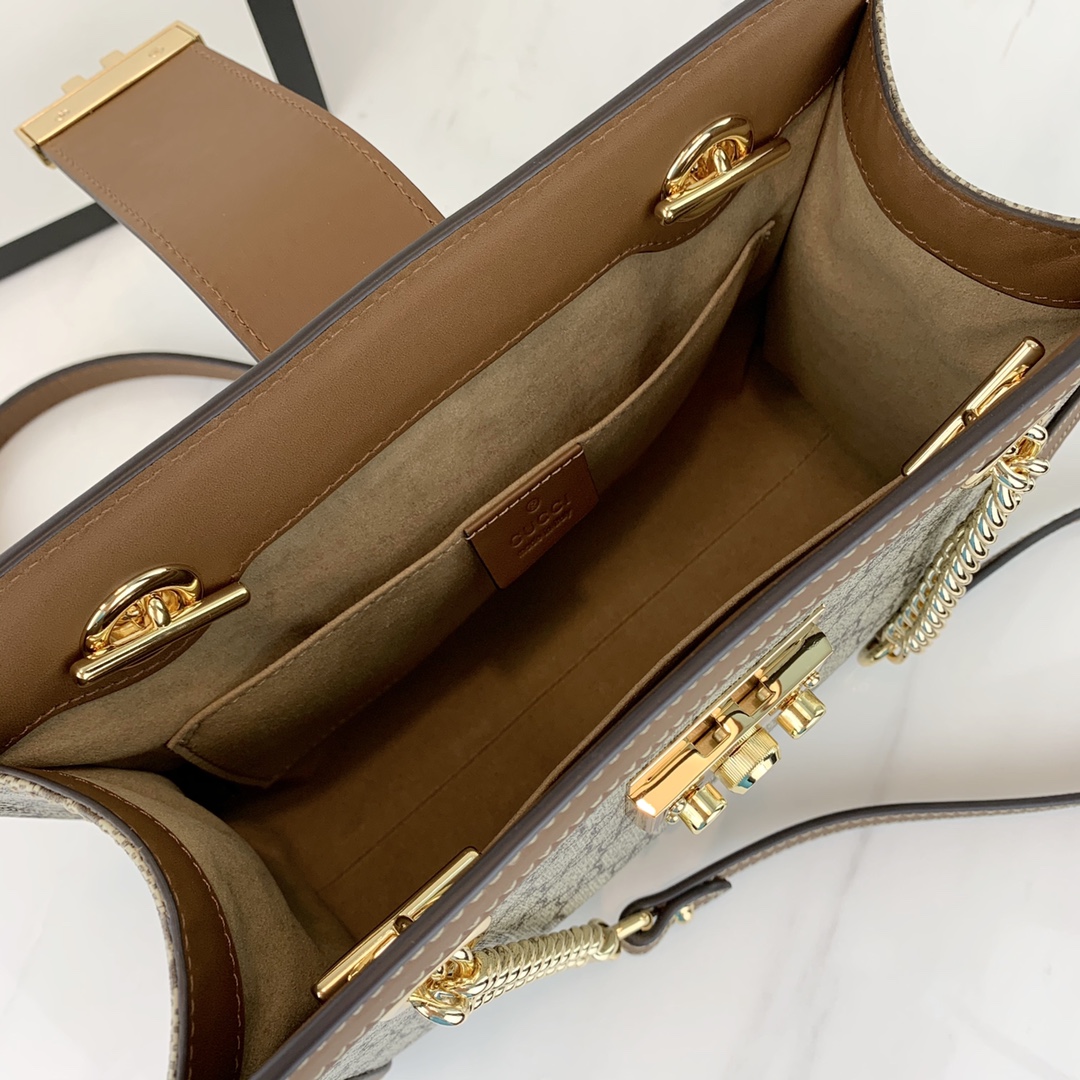 G*u*i padlock bag-26*18*10cm