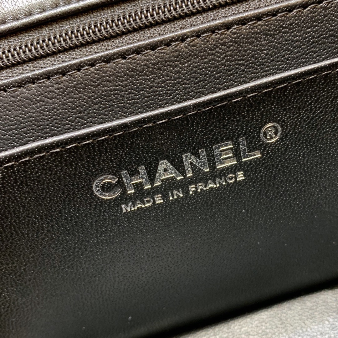 Ch@nel Flap Bag-Lambskin-17CM