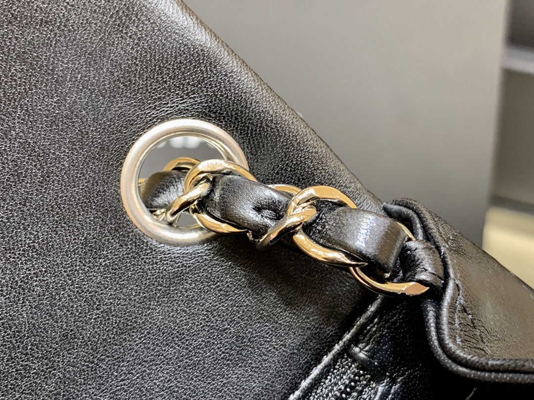 Ch@nel Flap Bag-Lambskin-17CM