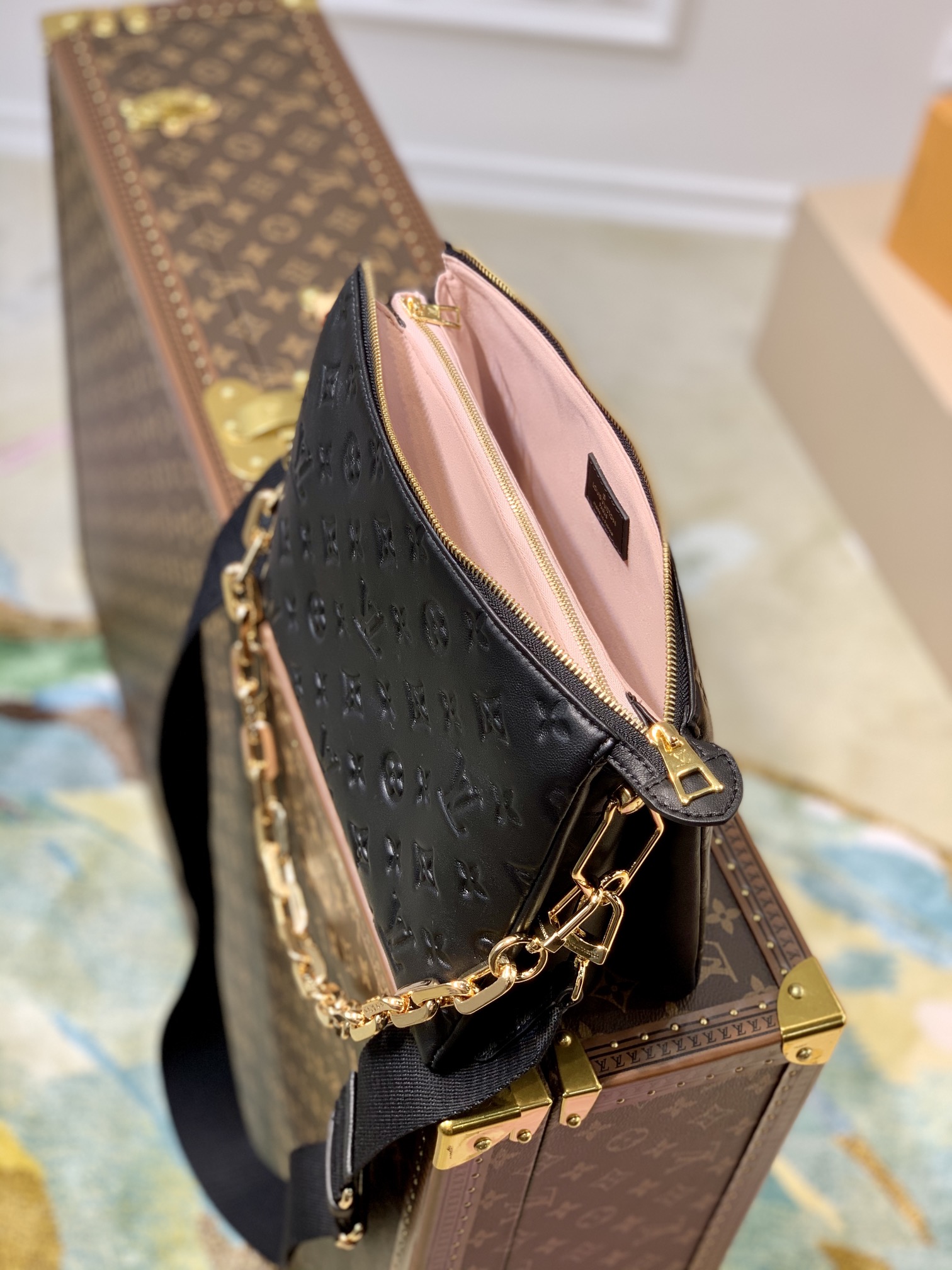 l0*is V*t0n coussin handbags-29.5×13.5×21cm