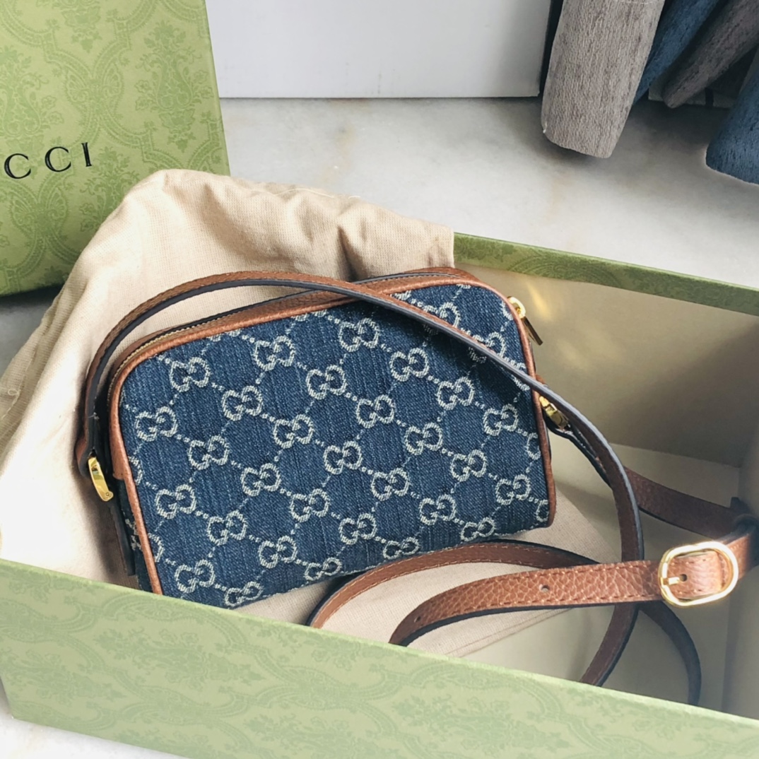 G*u*i demin handbags-17*12*5.5cm