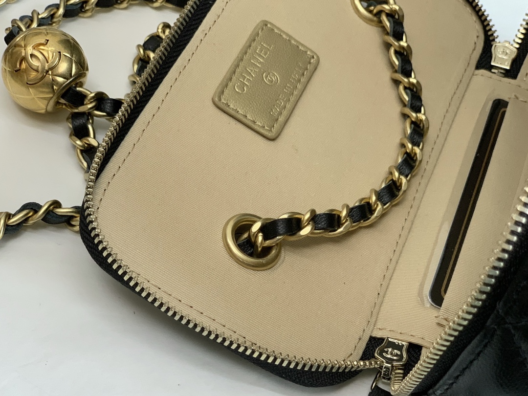 Ch@nel Cosmetic Bag-16.5×10×8CM