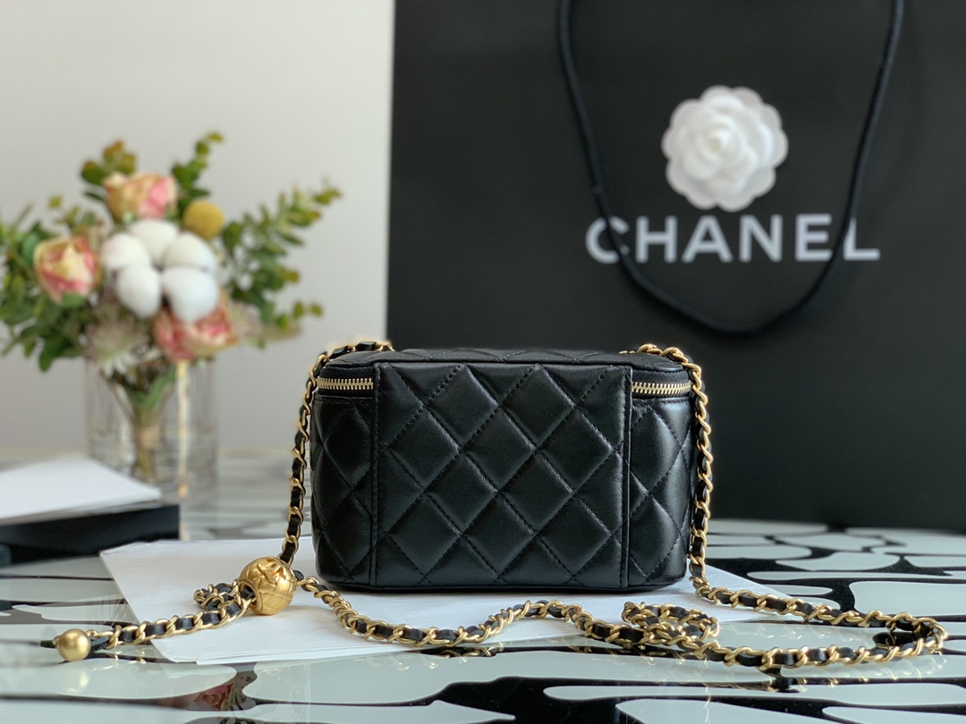 Ch@nel Cosmetic Bag-16.5×10×8CM