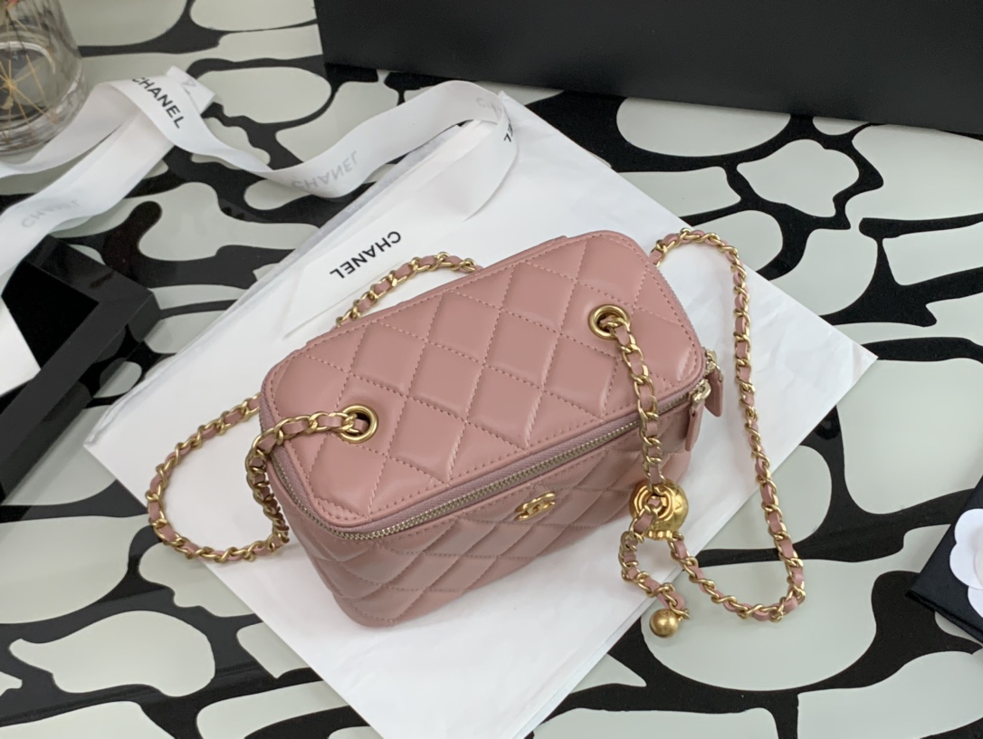 Ch@nel Cosmetic Bag-16.5×10×8CM