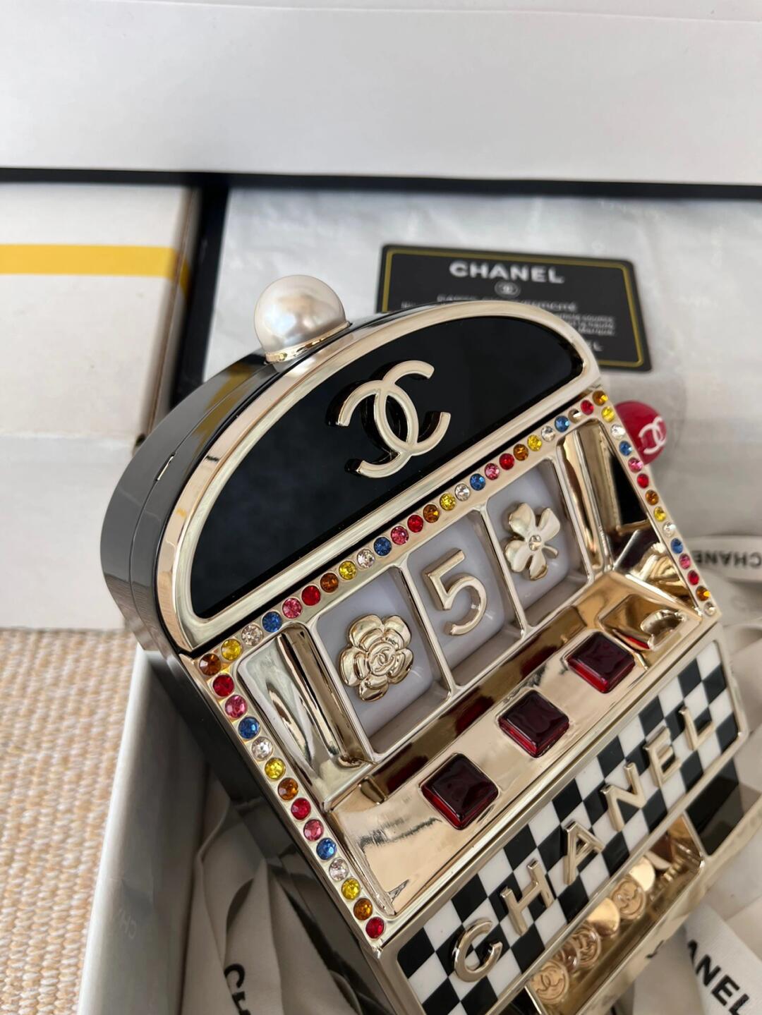 Ch@nel Helmet, Slot Machine & Bauble Bag Collection