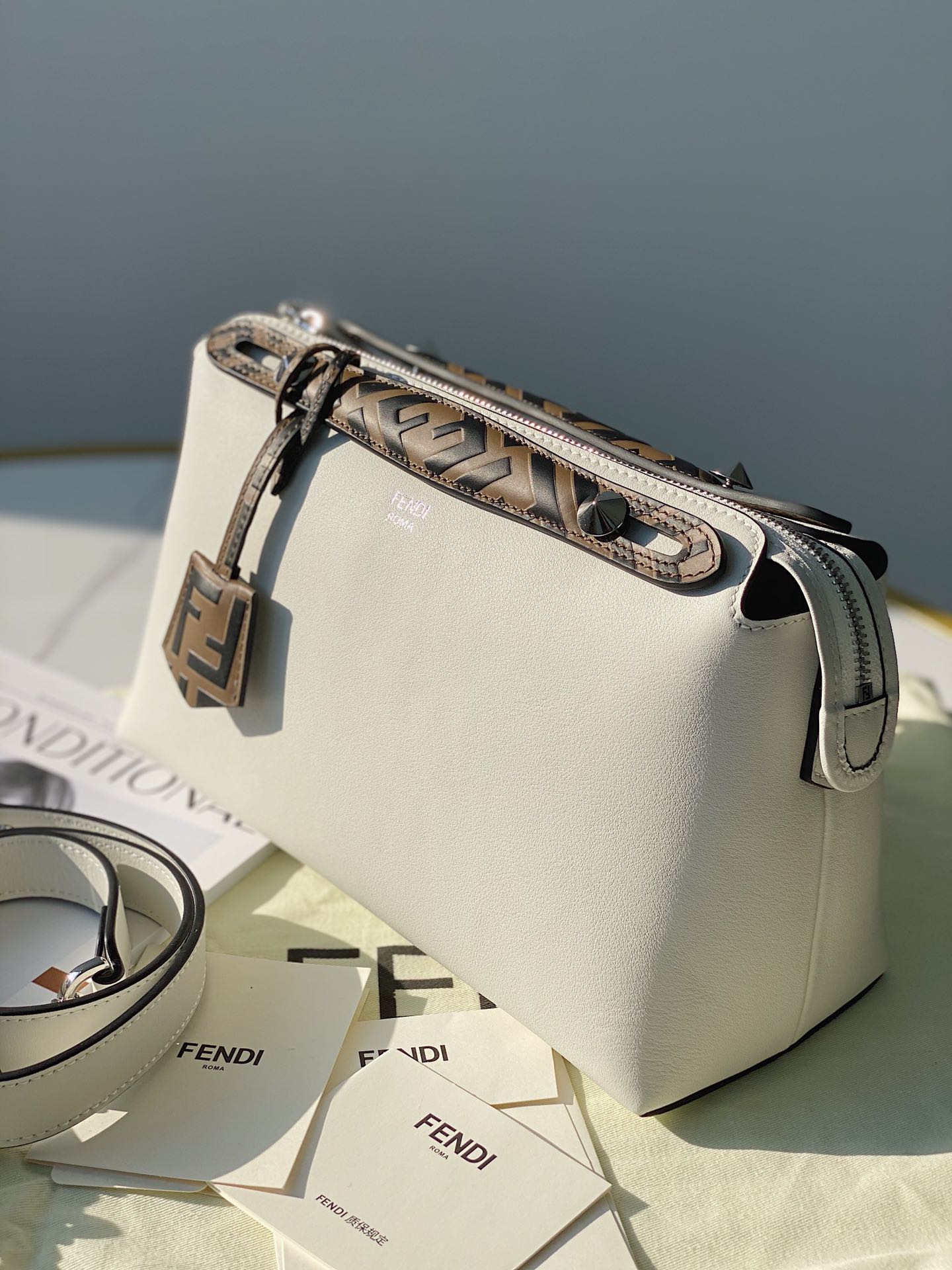 F**di by the way handbag-28*12*15cm