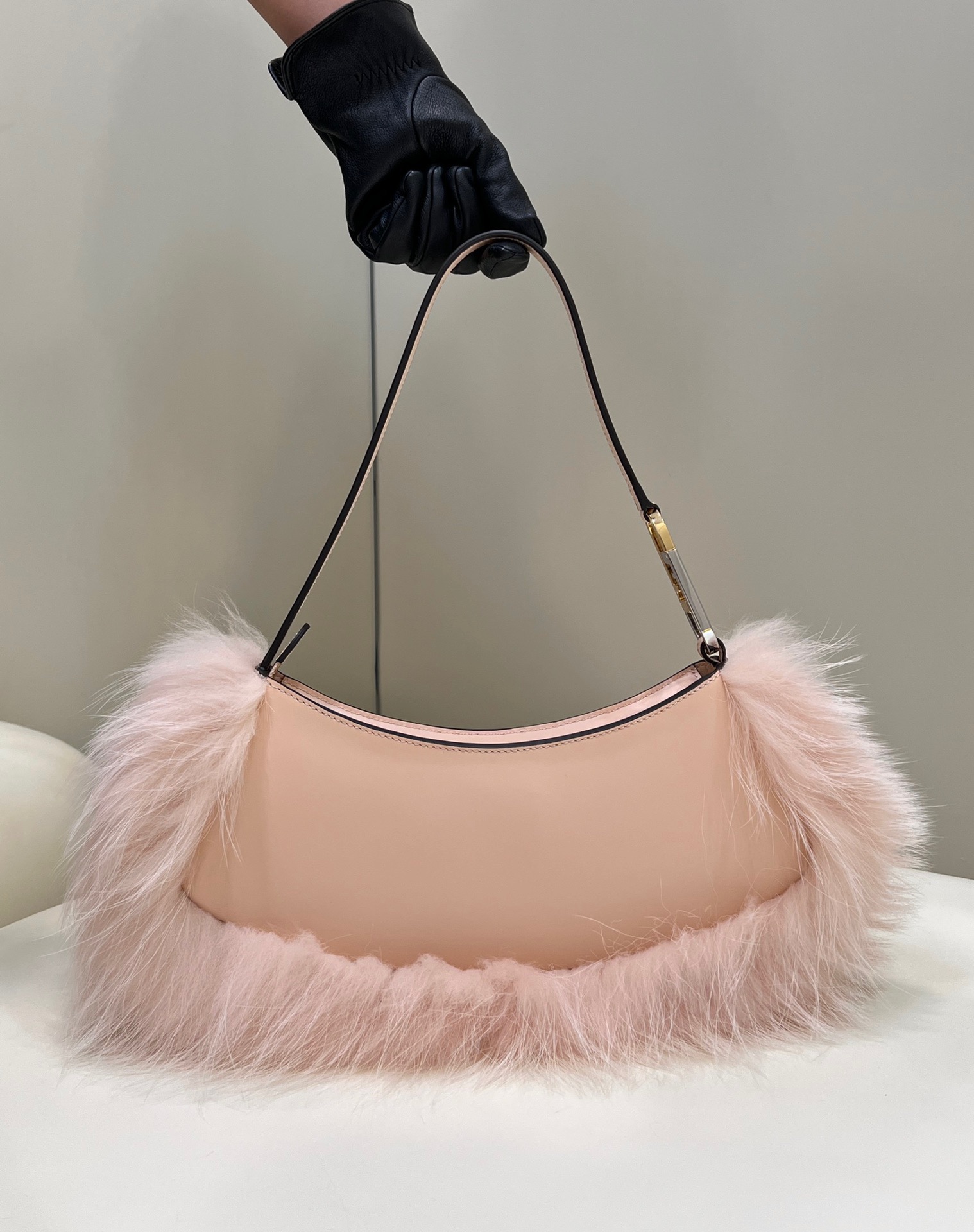 F**di o-lock clutch bags-32*11*5cm