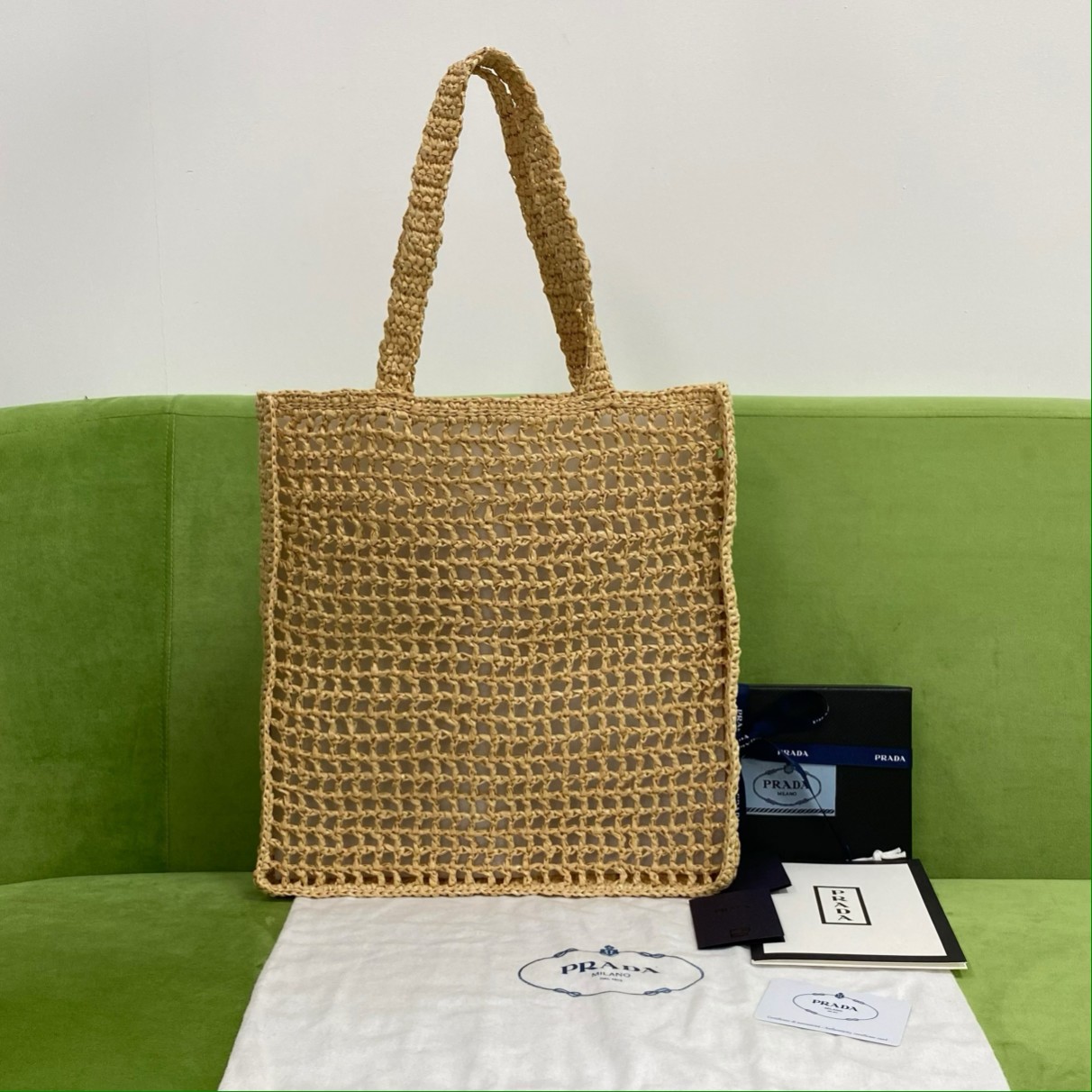 Pra*a 1bg393 tote-36x3x38cm