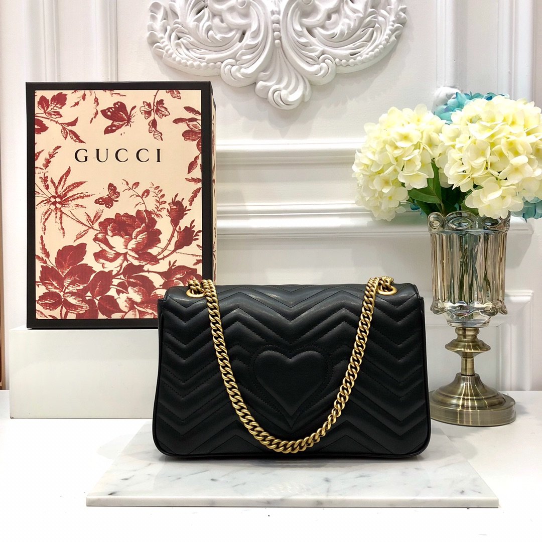 G*u*i gg marmont chain bag-31*19*7cm