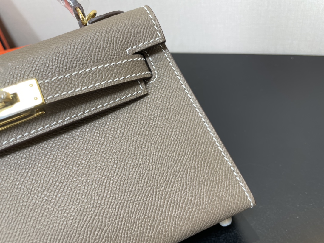H**mes kelly-gold&silver hardware-19cm