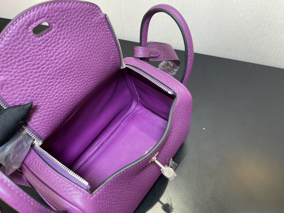 H**mes lindy 19-togo leather-19cm