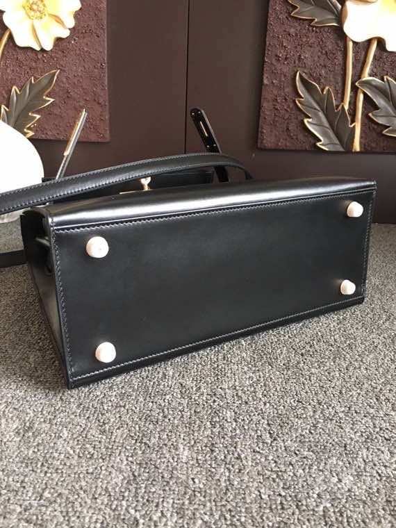 H**mes 28 kelly box leather-28cm