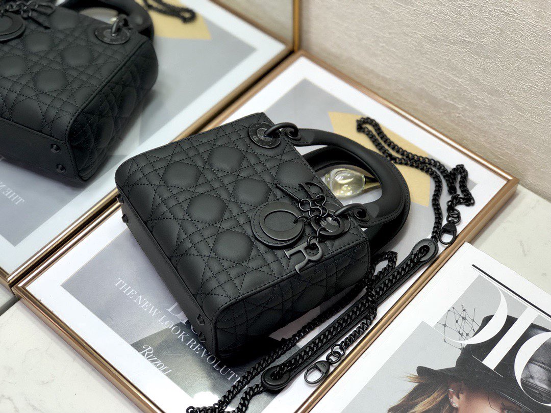 Lady Diro Bag-Black Hardware-17cm