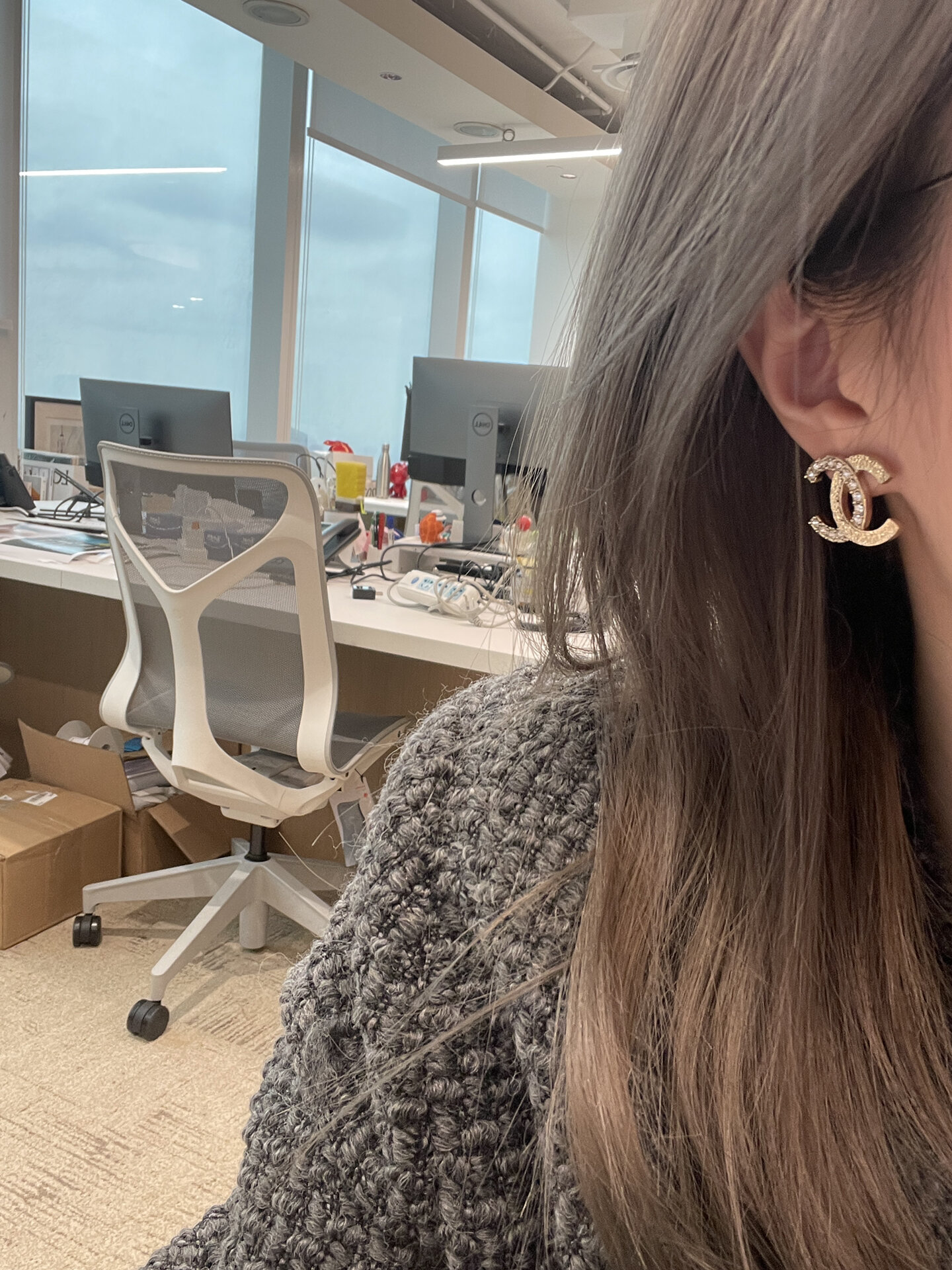 Ch@nel Earring