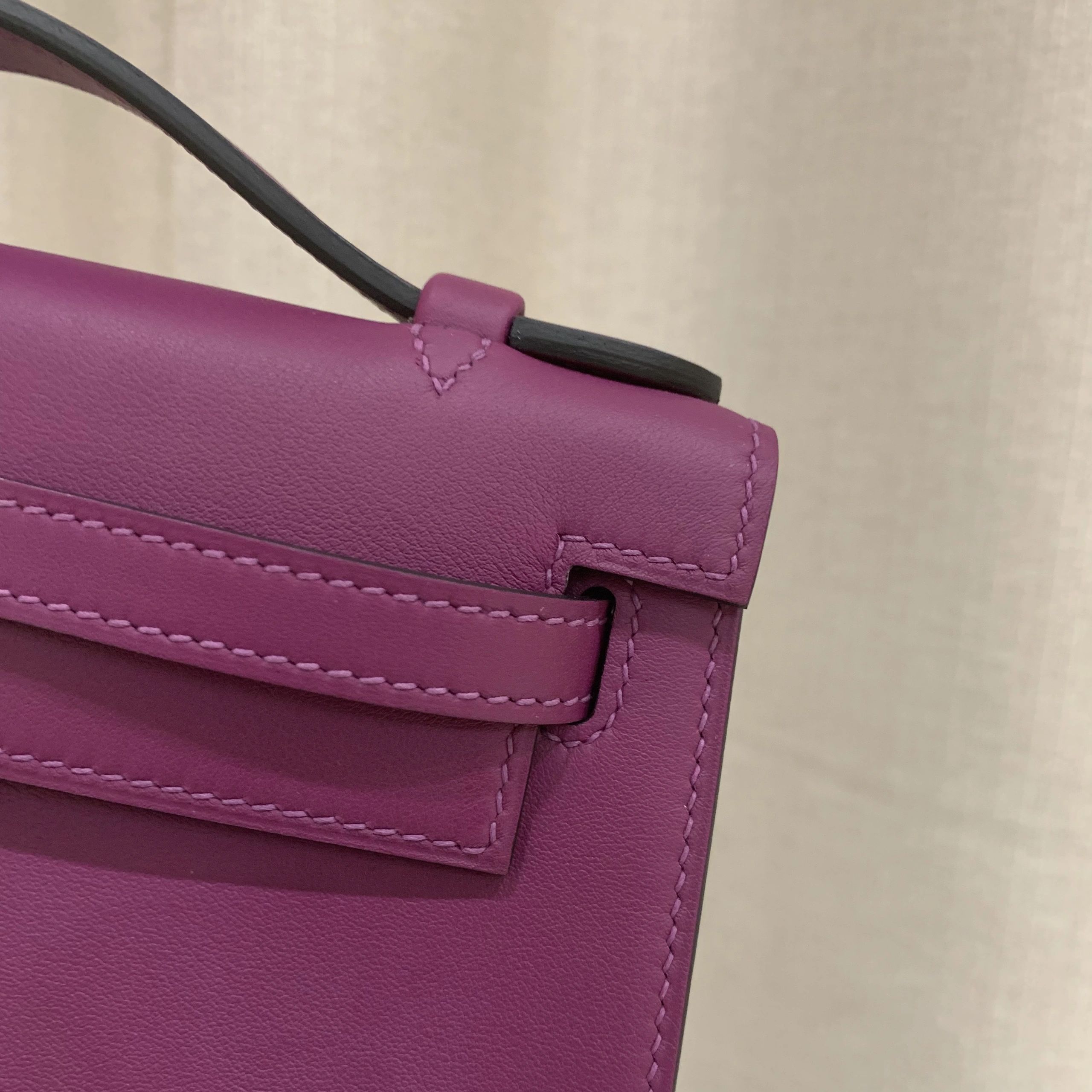 H**mes mini kelly pochette-swift -22cm