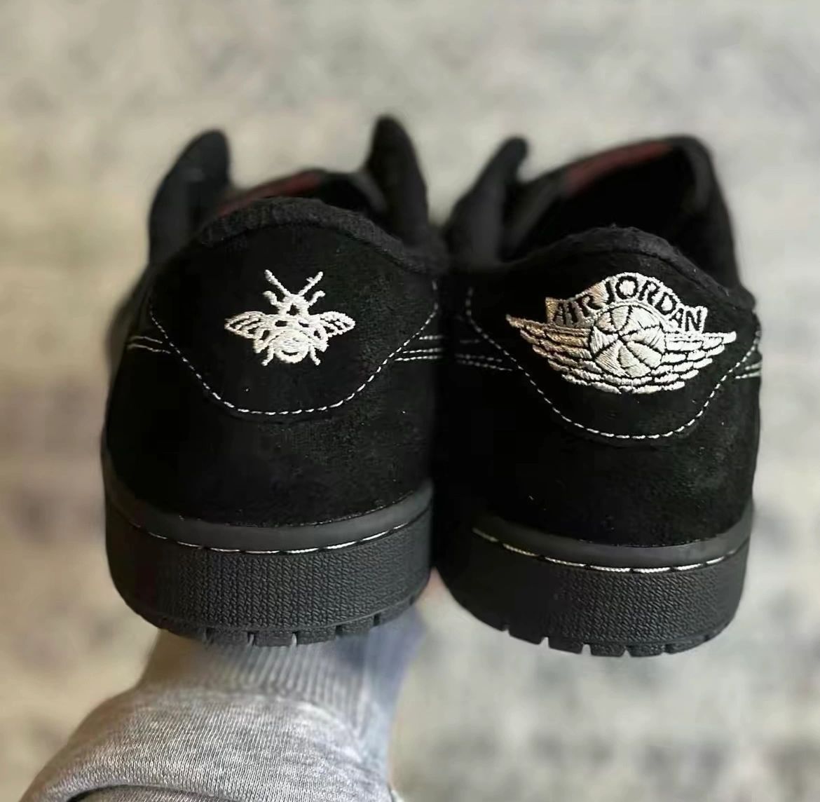 travis scott x air jordan 1 low og “black phanT0m” dm7866-001