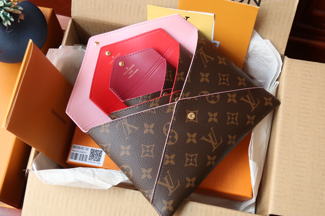 l0*is V*t0n pochette kirigami bag-15.5*11.5*0.5cm