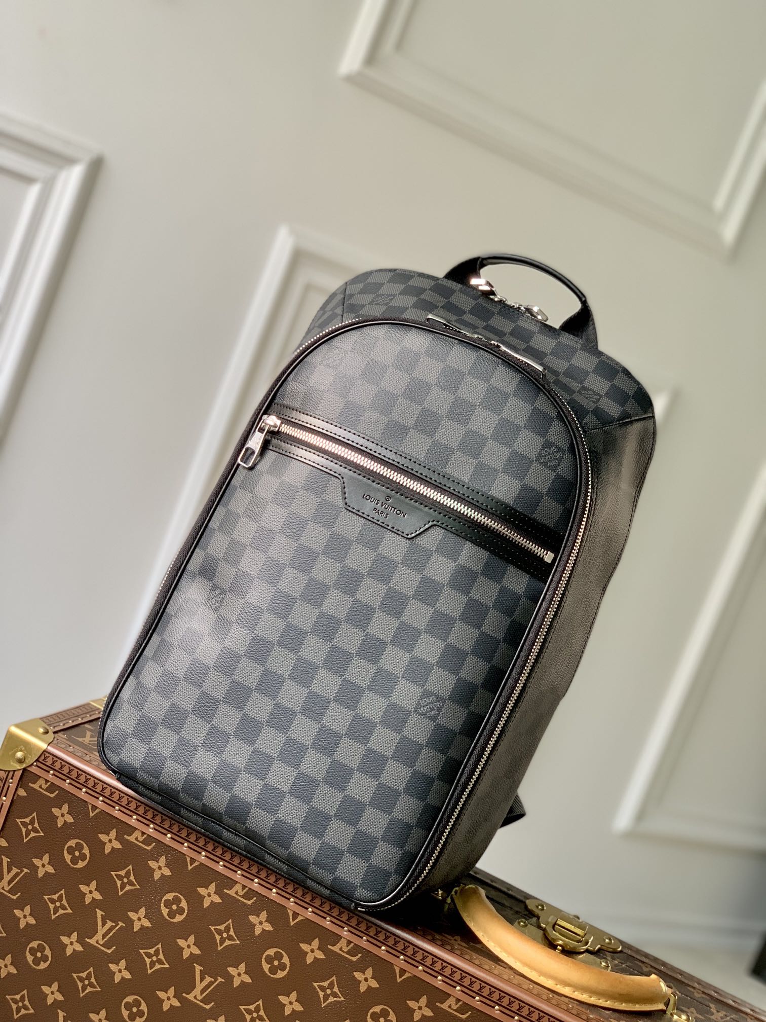l0*is V*t0n michael damier infini onyx backpsck-29*42*13cm